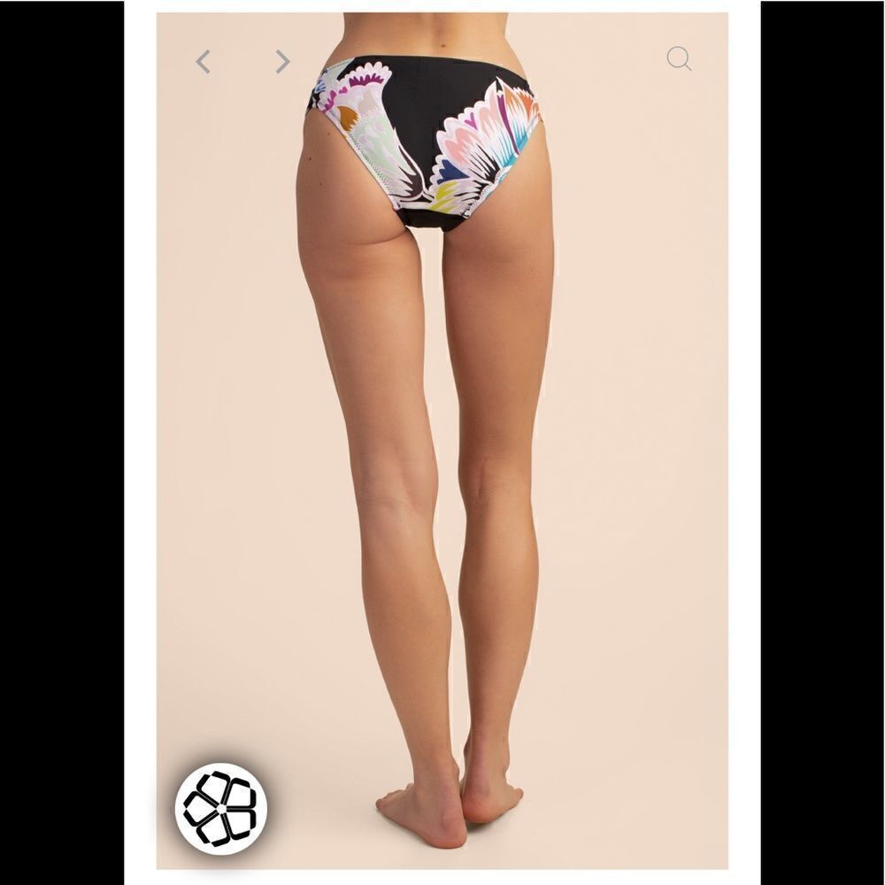 BEAUTIFUL NEW WITH TAGS TRINA TURK SHIRRED HIPSTER BIKINI BOTTOMS SIZE 22W